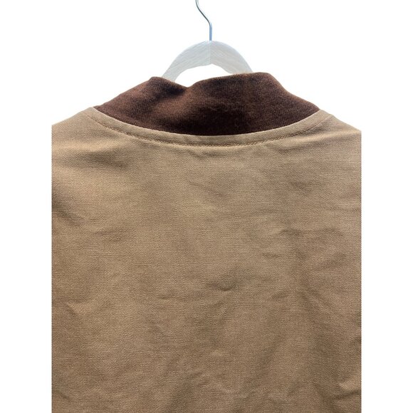 Carhartt Relaxed Fit Firm Duck Insulated Rib Collar Vest - Picture 6 of 9